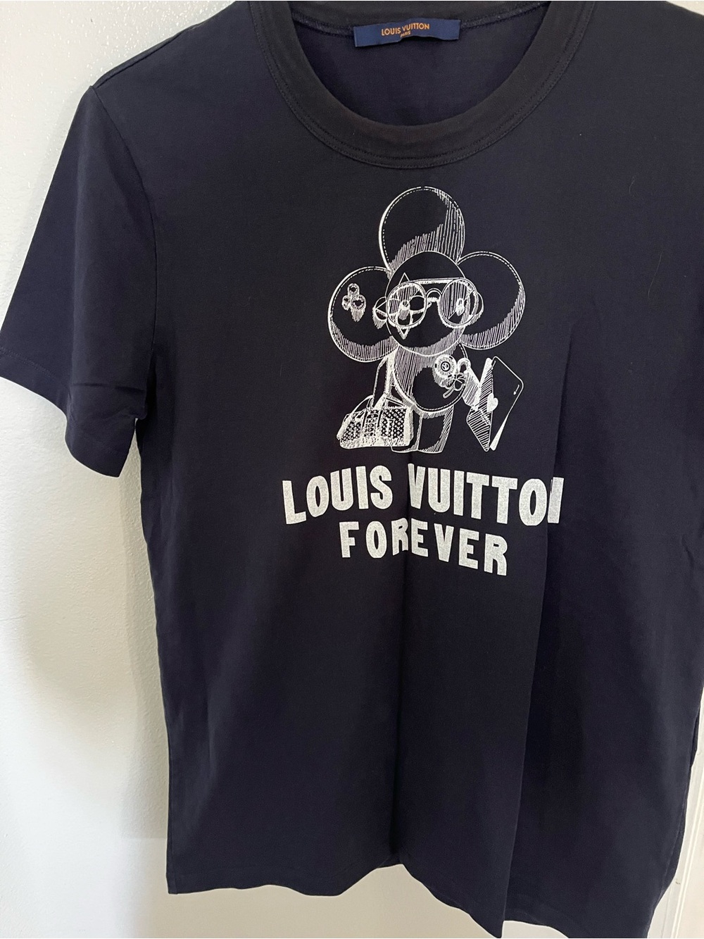 Louis Vuitton 'Forever dark, blue Graphic Tee